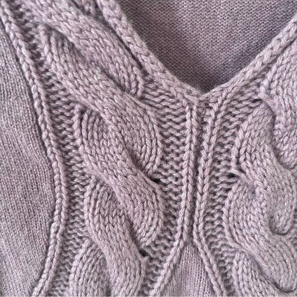 Peck & Peck Vintage Lavender 100% Cashmere Pullover Sweater - Picture 7 of 7